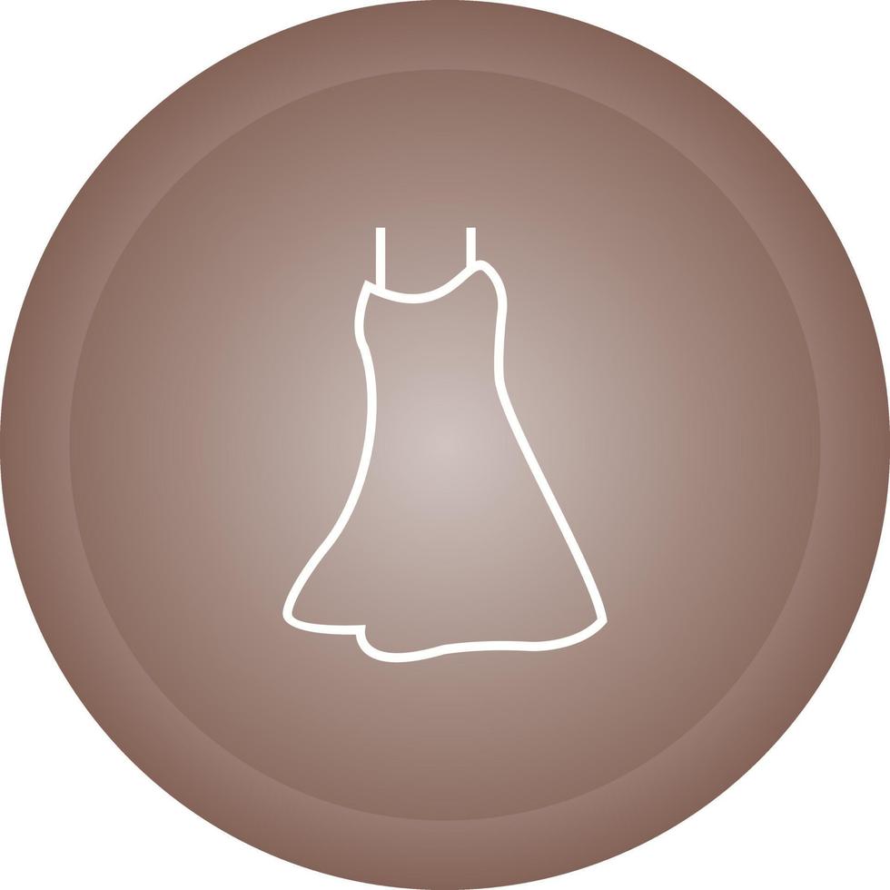 ícone de vetor de vestido de noite
