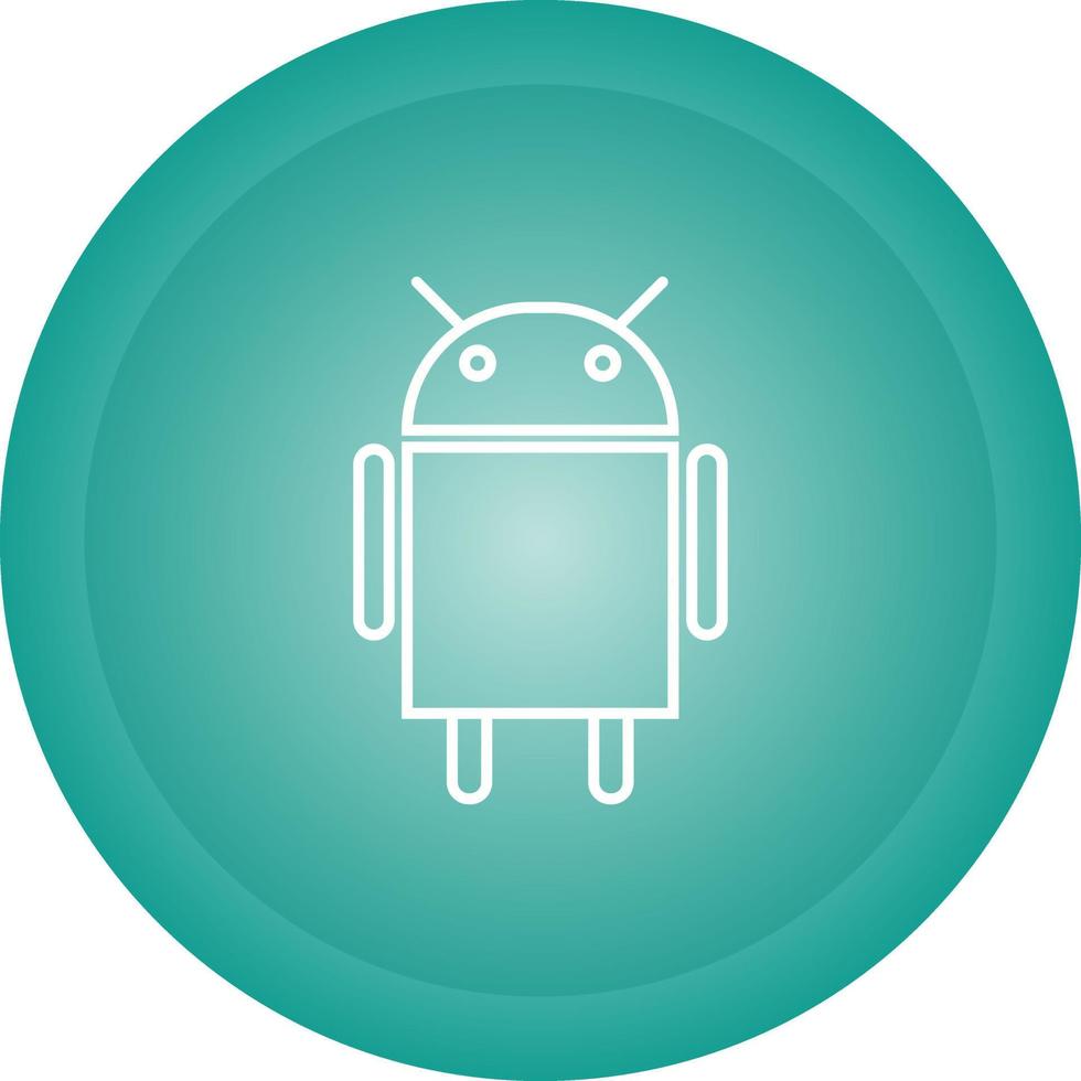 ícone de vetor logotipo android