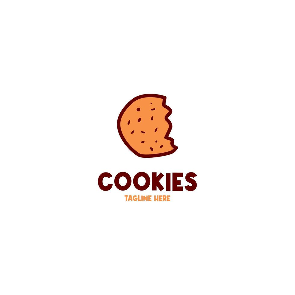 vetor biscoitos logotipo Projeto conceito ilustração idéia