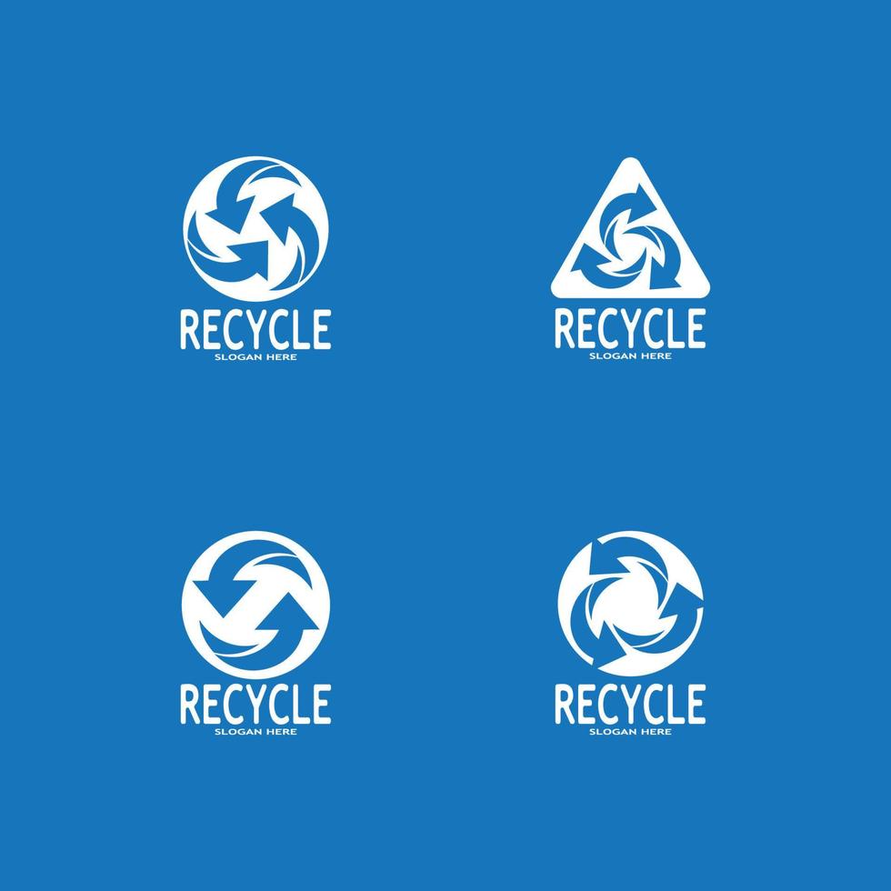 reciclar ícone - reciclando símbolo reuso vetor gráficos logotipo