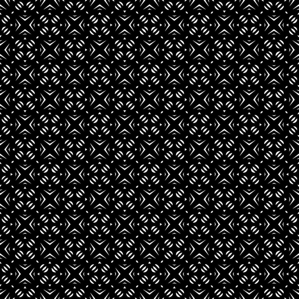 textura padrão sem costura preto e branco. design gráfico ornamental em tons de cinza. vetor