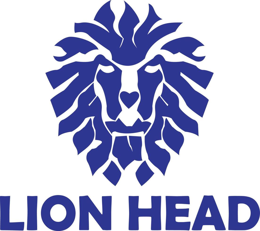 abstrato leão cabeça logotipo vetor Arquivo