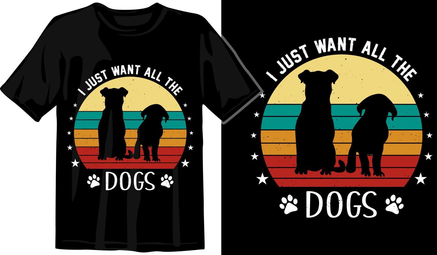 retro vintage cachorro amante camiseta projeto, gráfico para t camisa, tipográfico camiseta Projeto vetor