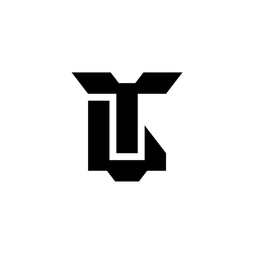 sofisticado futurista moderno lt carta monograma logotipo Projeto para Prêmio marcas vetor