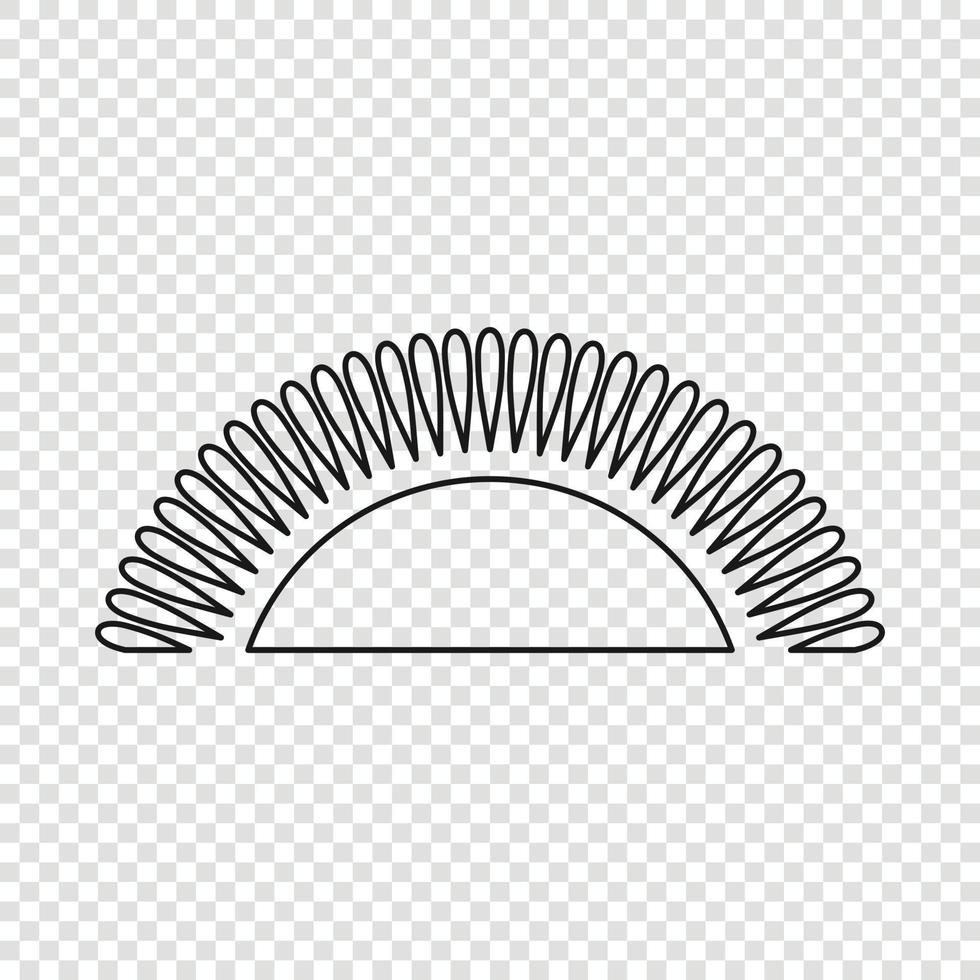 fino linha emblema do malawi vetor