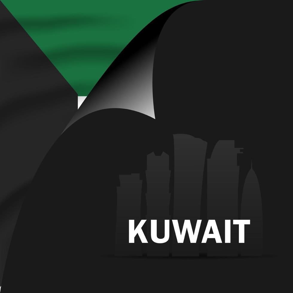 celebração do dia nacional kuwait vetor