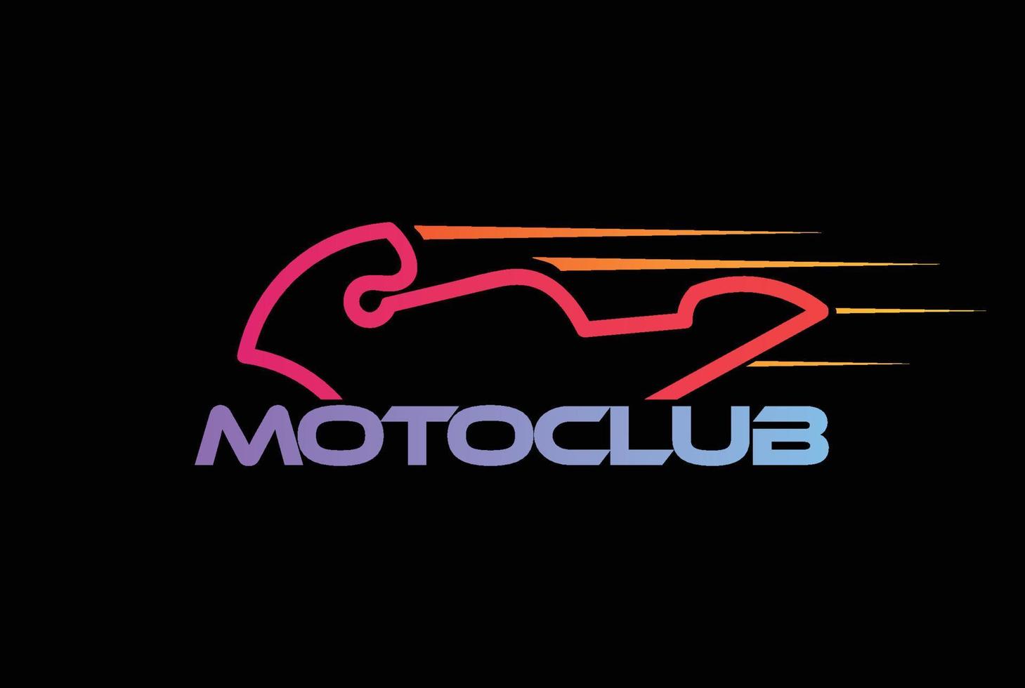 simples minimalista velozes Rapidez corrida bicicleta motocicleta esporte clube concorrência logotipo Projeto vetor