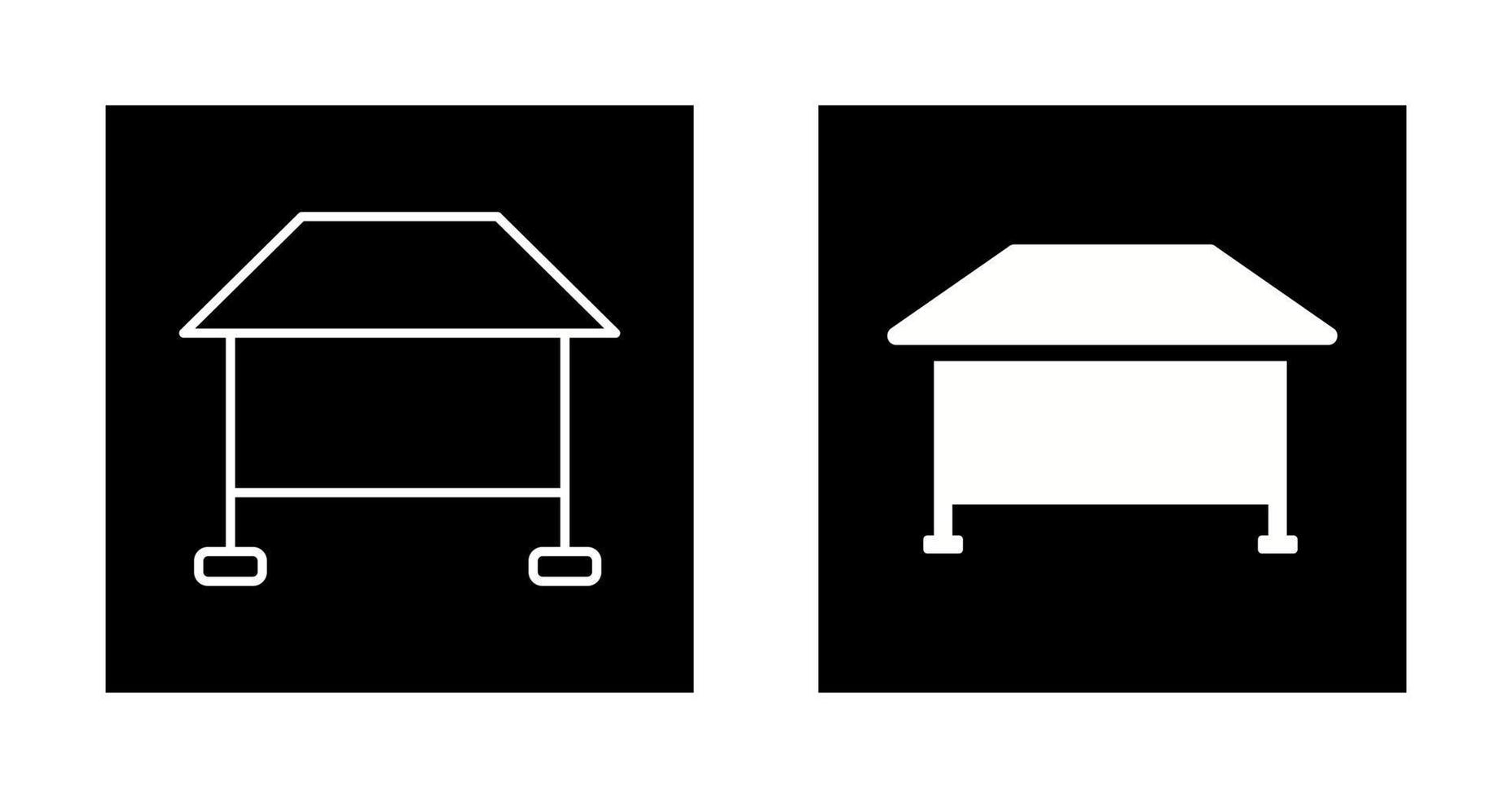 ícone de vetor de mesa de escritório