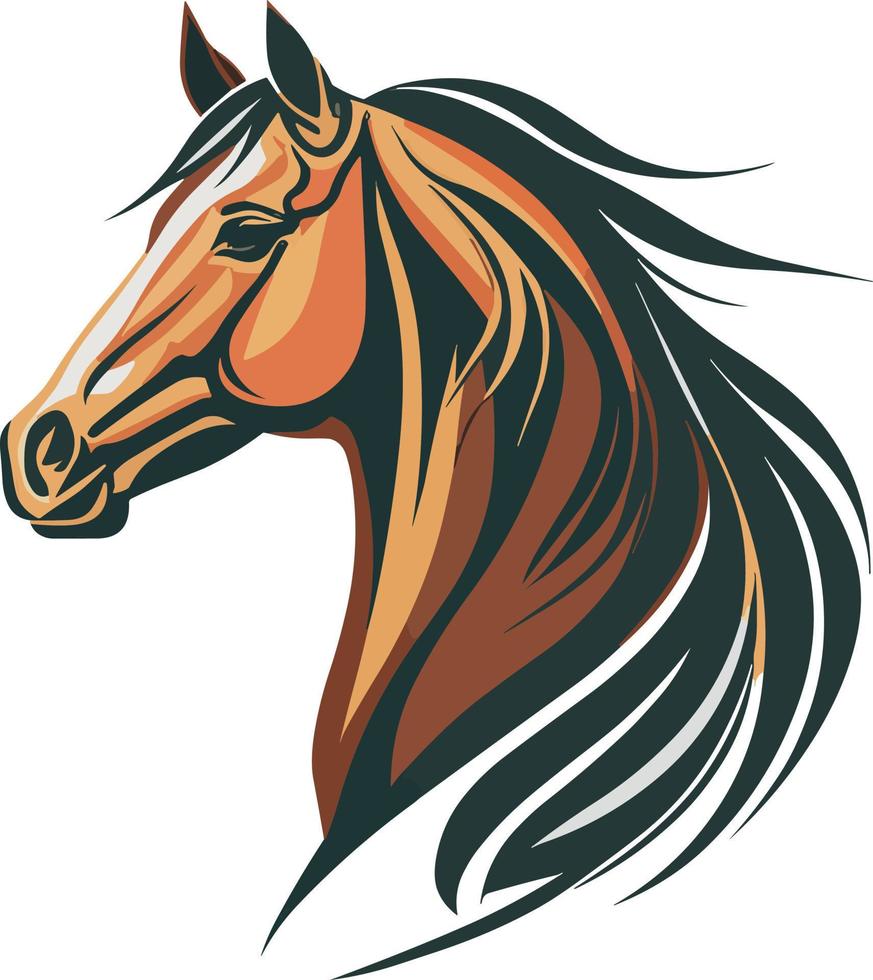 cavalos logotipo, perfeito vetor cavalo logotipo para cavalo cavaleiro ou jogadores.
