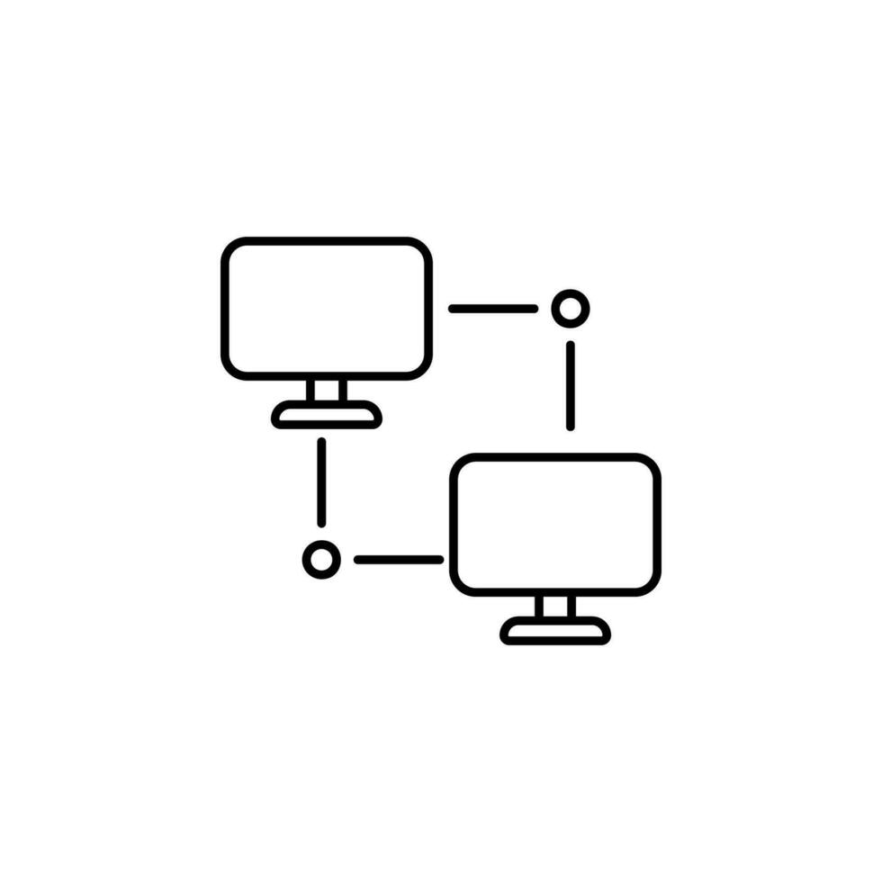 rede, comunicação vetor ícone