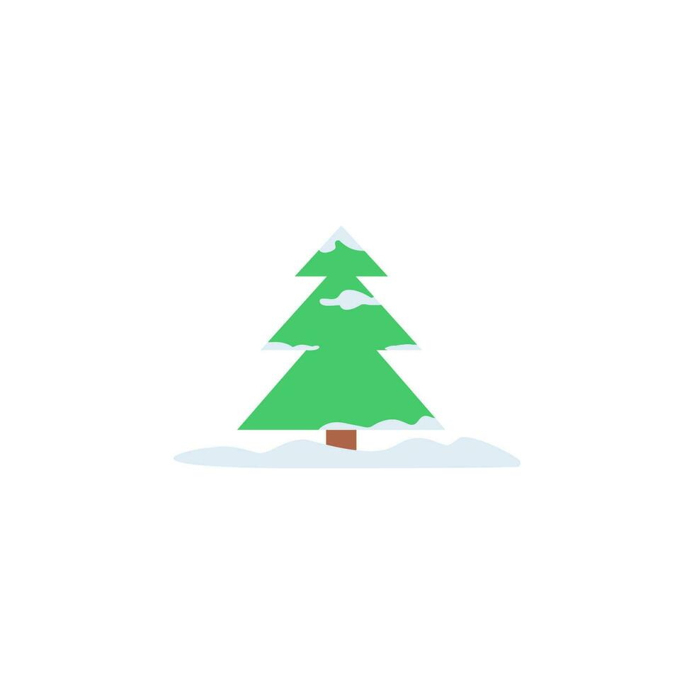 Natal árvore 2 colori linha vetor ícone