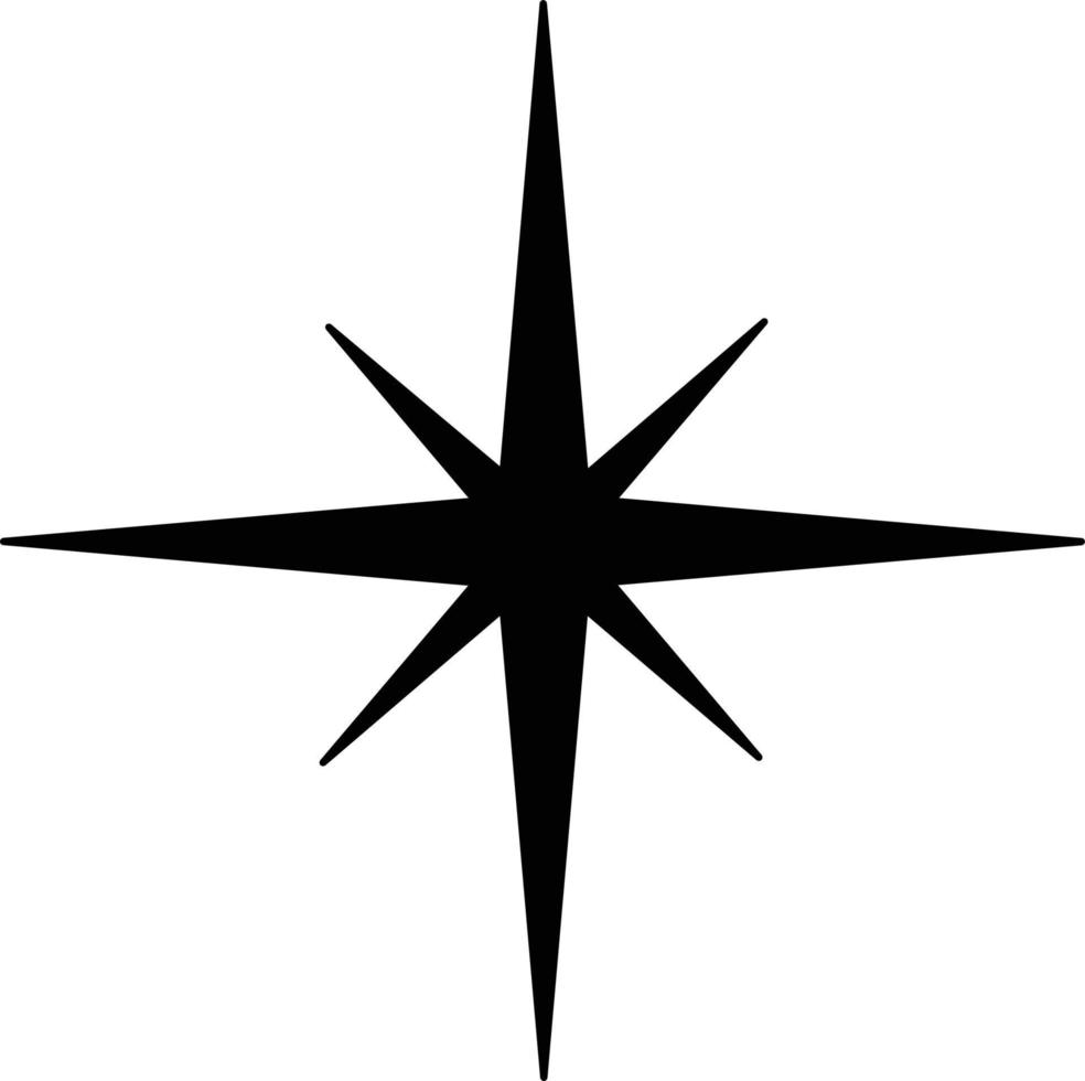 simples clipart estilo Estrela ícone gráfico vetor