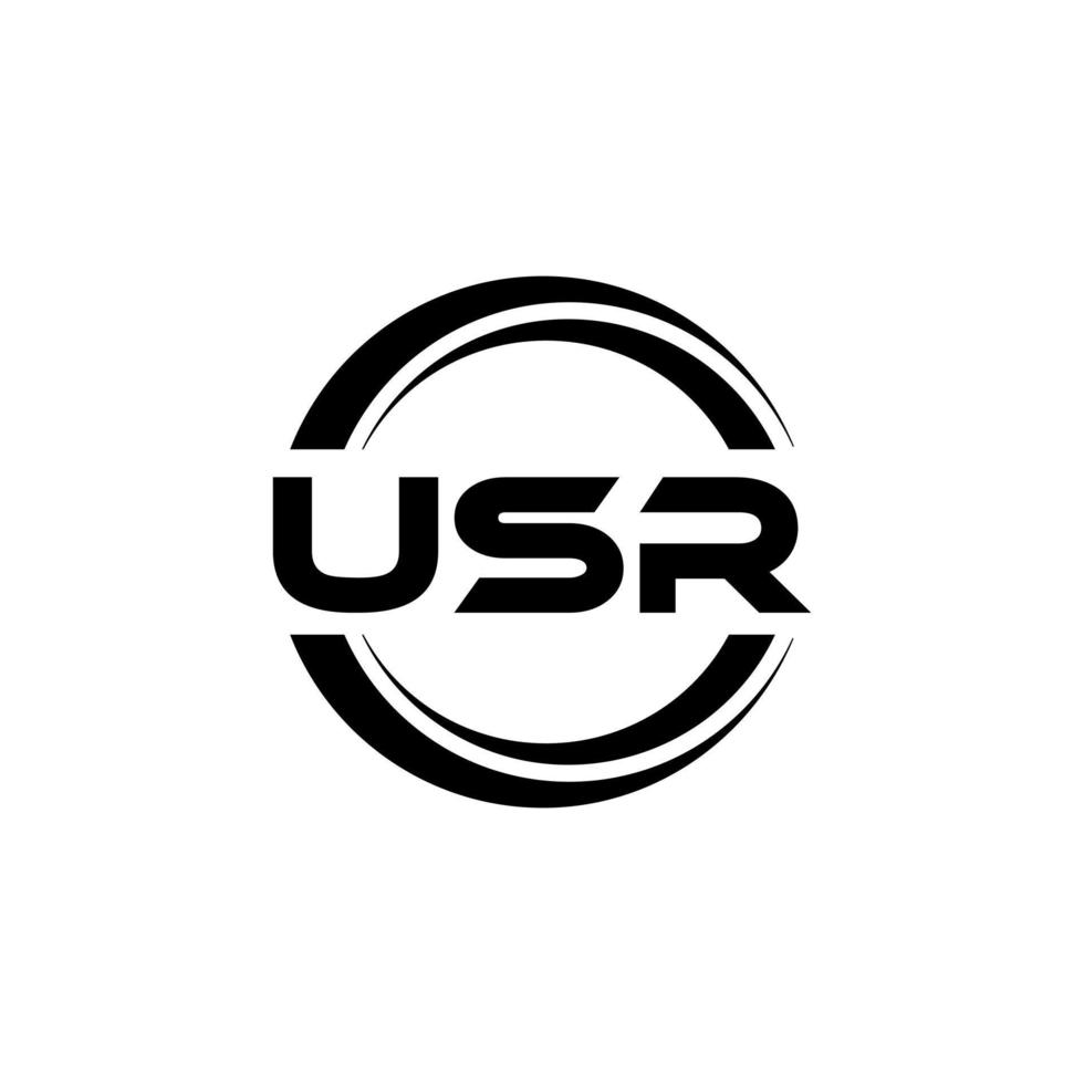 usr carta logotipo Projeto dentro ilustração. vetor logotipo, caligrafia desenhos para logotipo, poster, convite, etc.