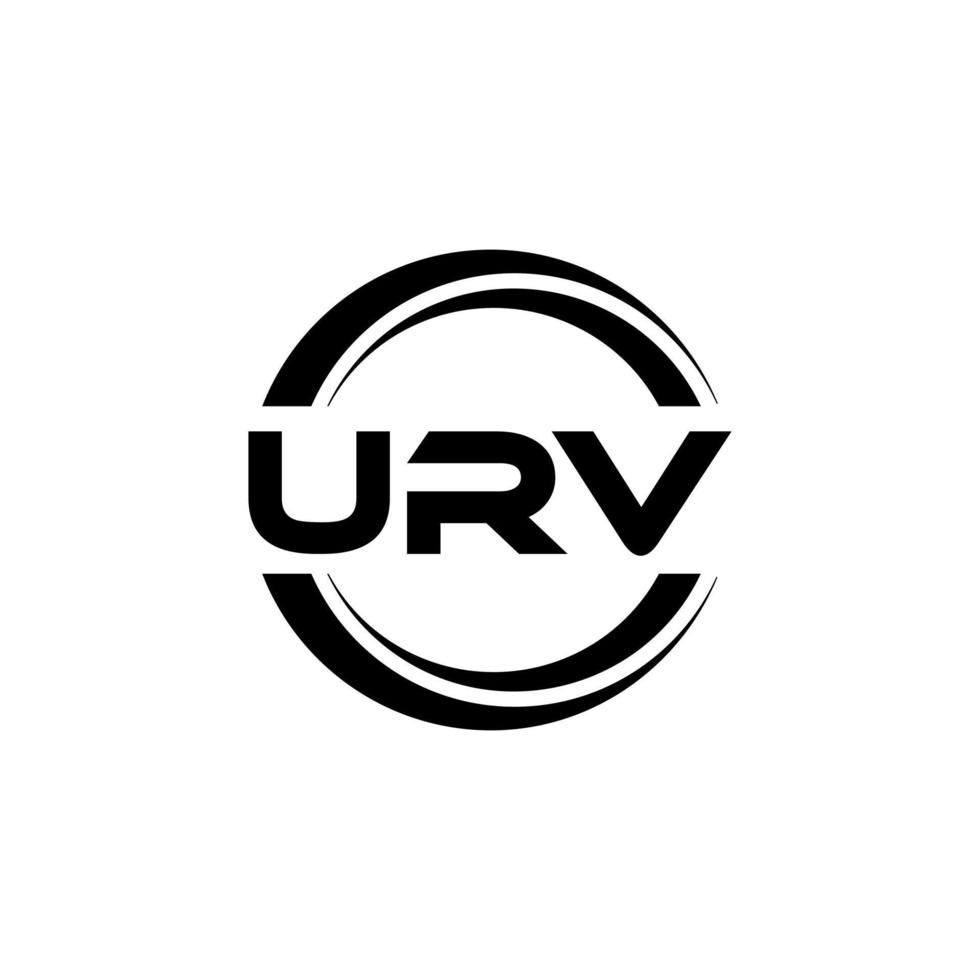 urv carta logotipo Projeto dentro ilustração. vetor logotipo, caligrafia desenhos para logotipo, poster, convite, etc.