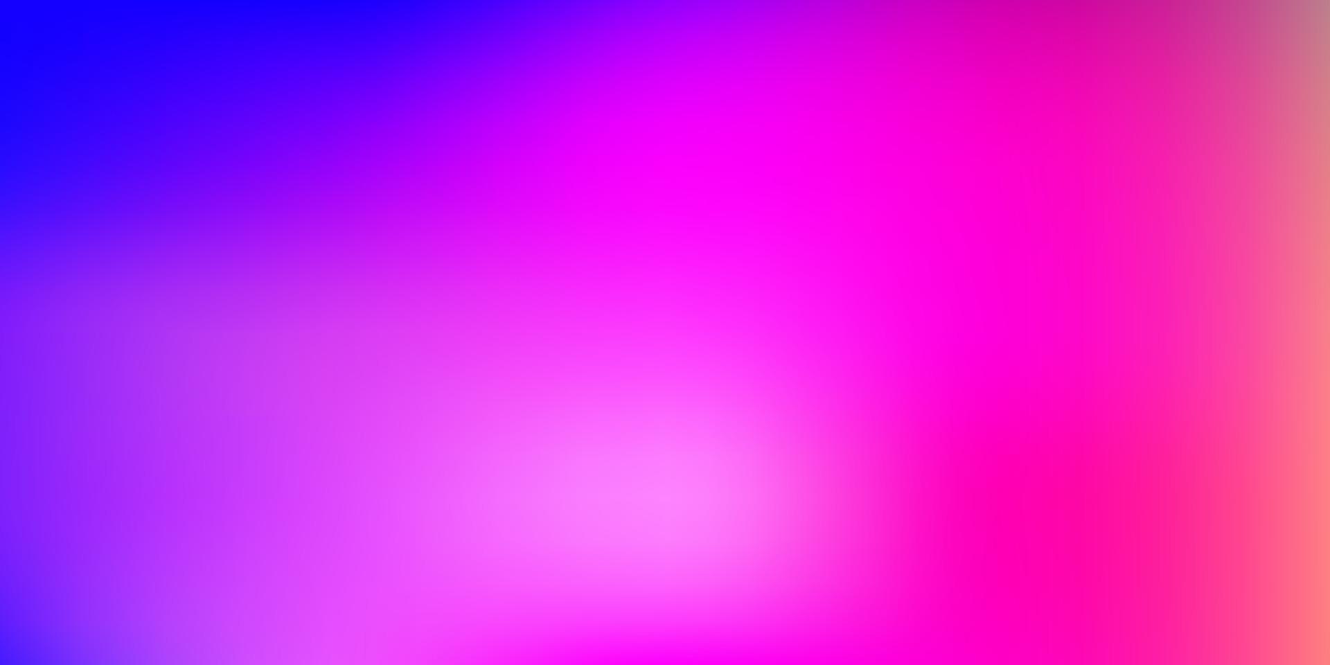 pano de fundo de borrão gradiente de vetor rosa claro, azul.