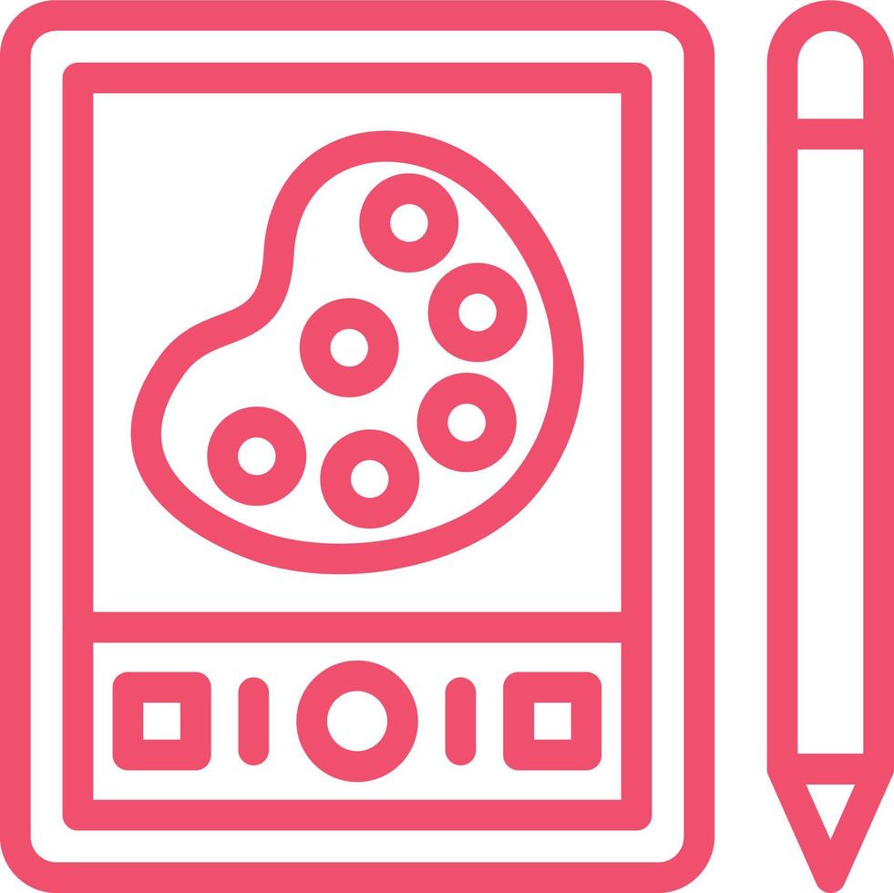 design de ícone de vetor de tablet gráfico