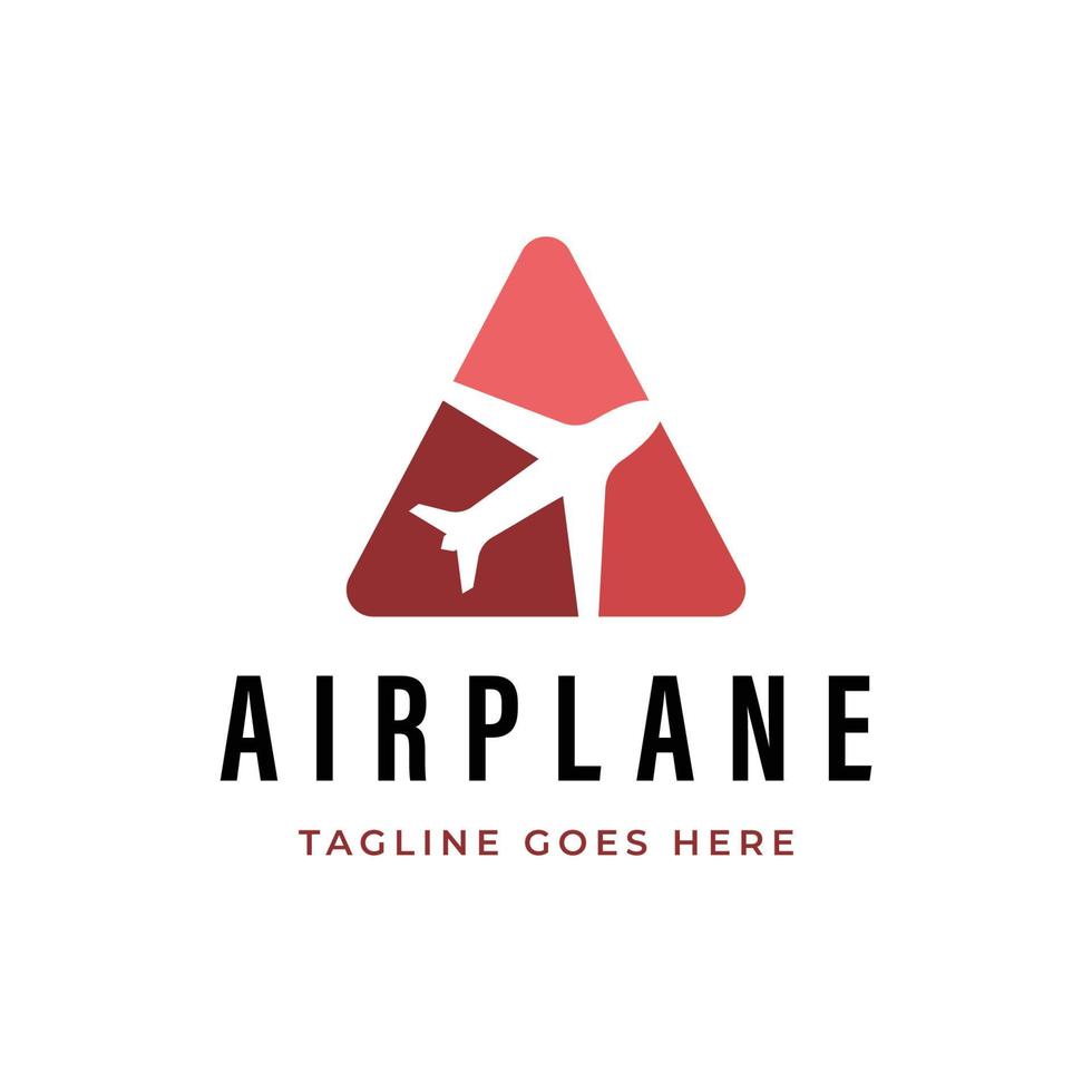 a combinação do a avião logotipo com a carta uma é adequado para viagem logotipos, voos, expedições, e semelhante finalidades vetor