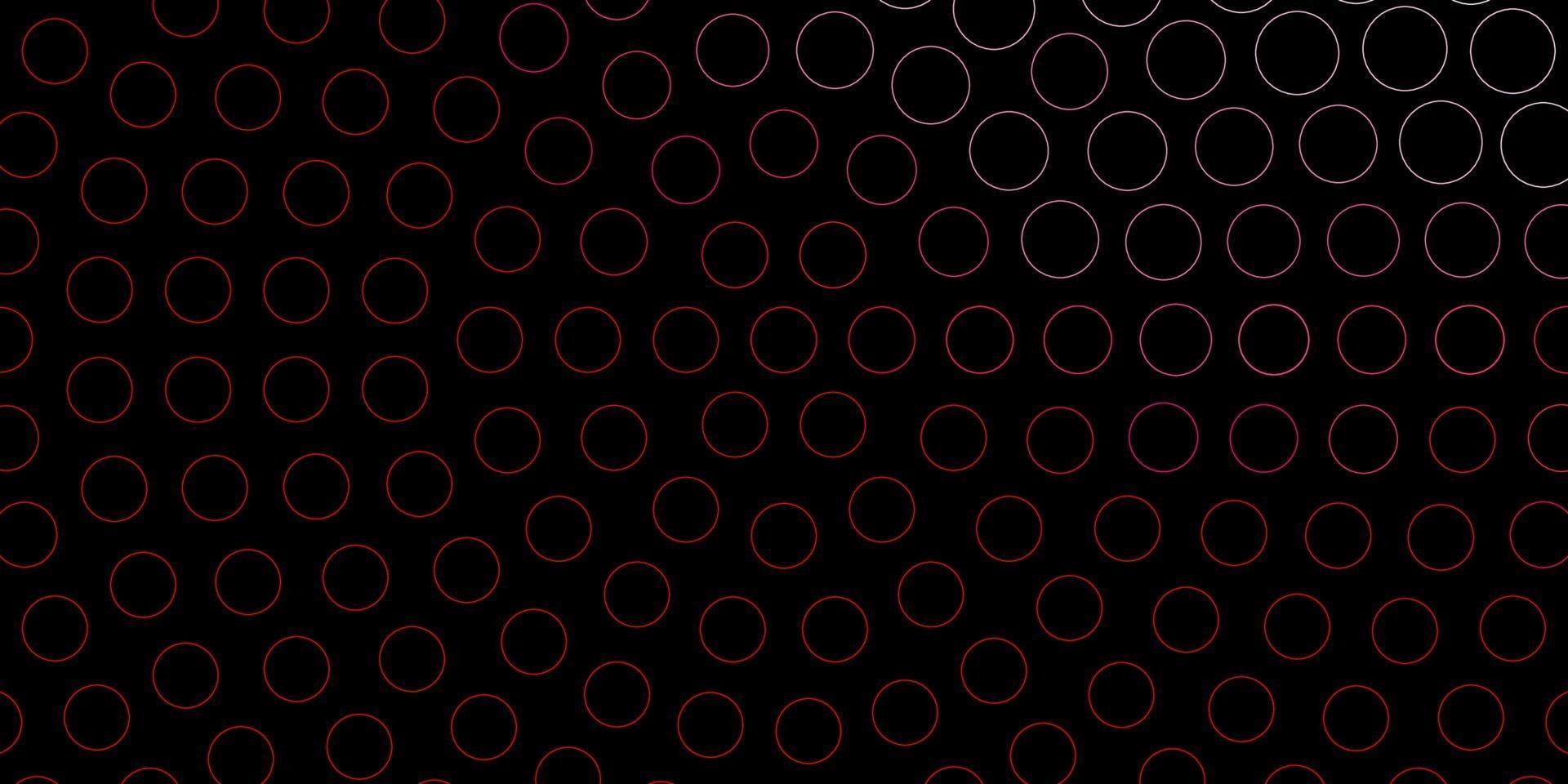 modelo de vetor vermelho escuro com círculos.