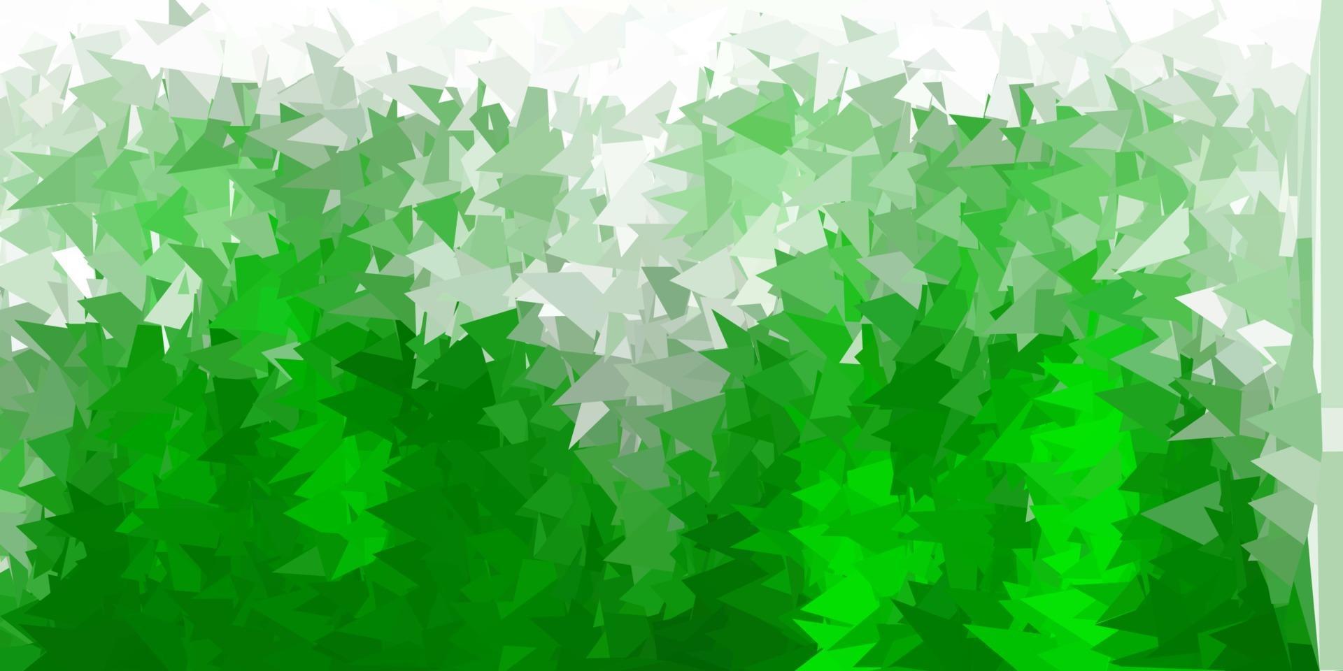 textura de polígono gradiente de vetor verde escuro.