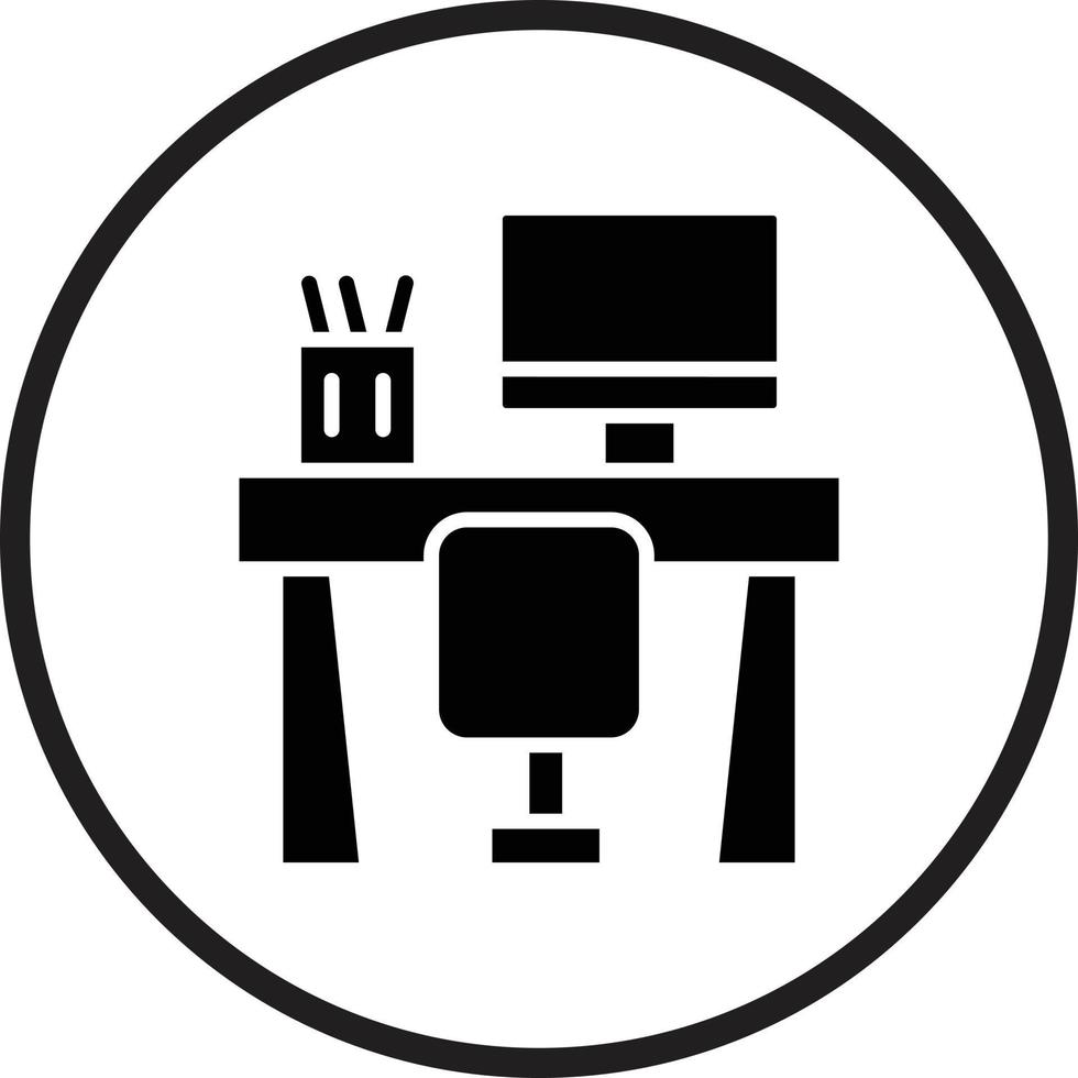 design de ícone de vetor de espaço de trabalho