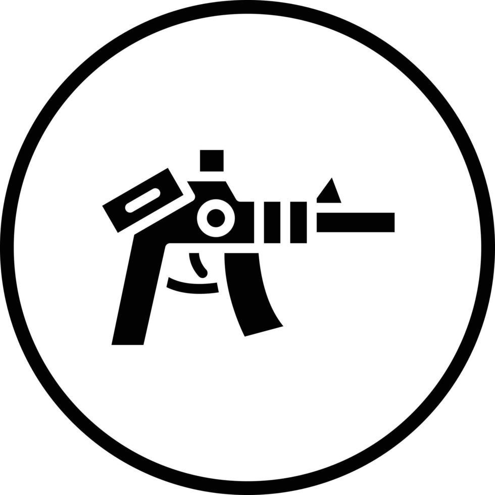 design de ícone de vetor de rifle