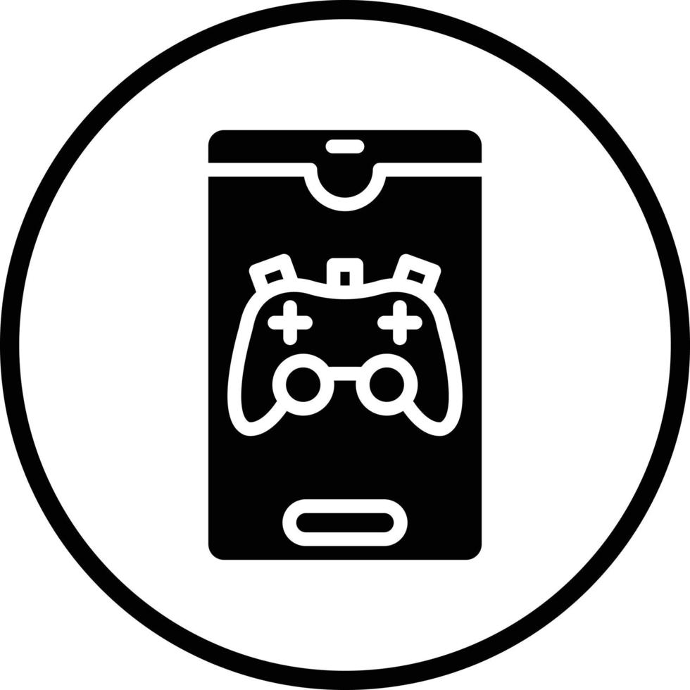 Smartphone jogos vetor ícone Projeto