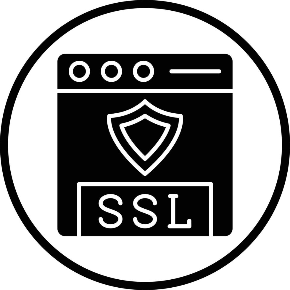 ssl vetor ícone Projeto