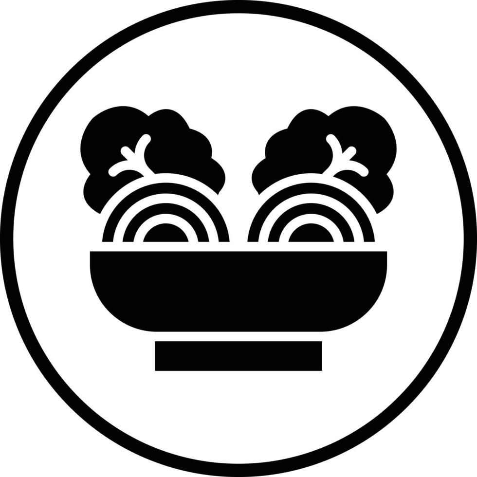 design de ícone de vetor de macarrão