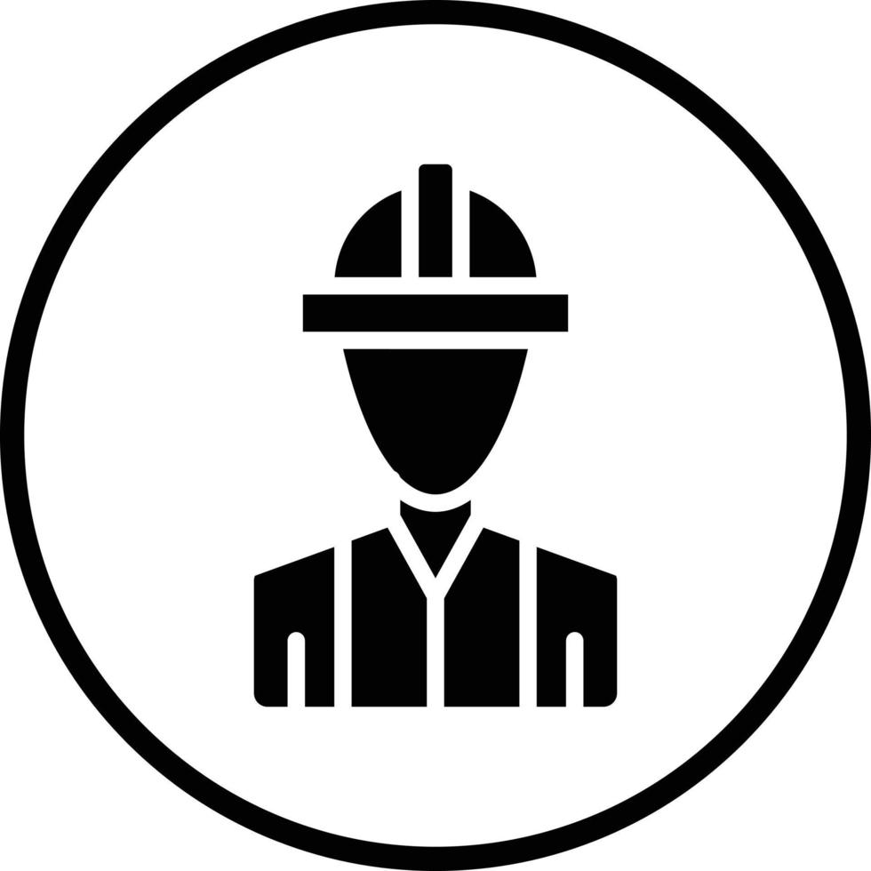design de ícone de vetor de engenheiro