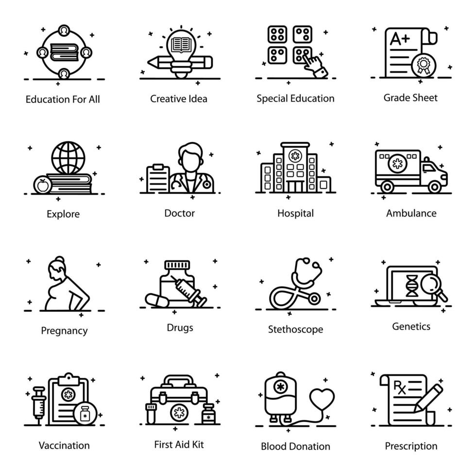 elementos de edifícios e arquiteturas vetor