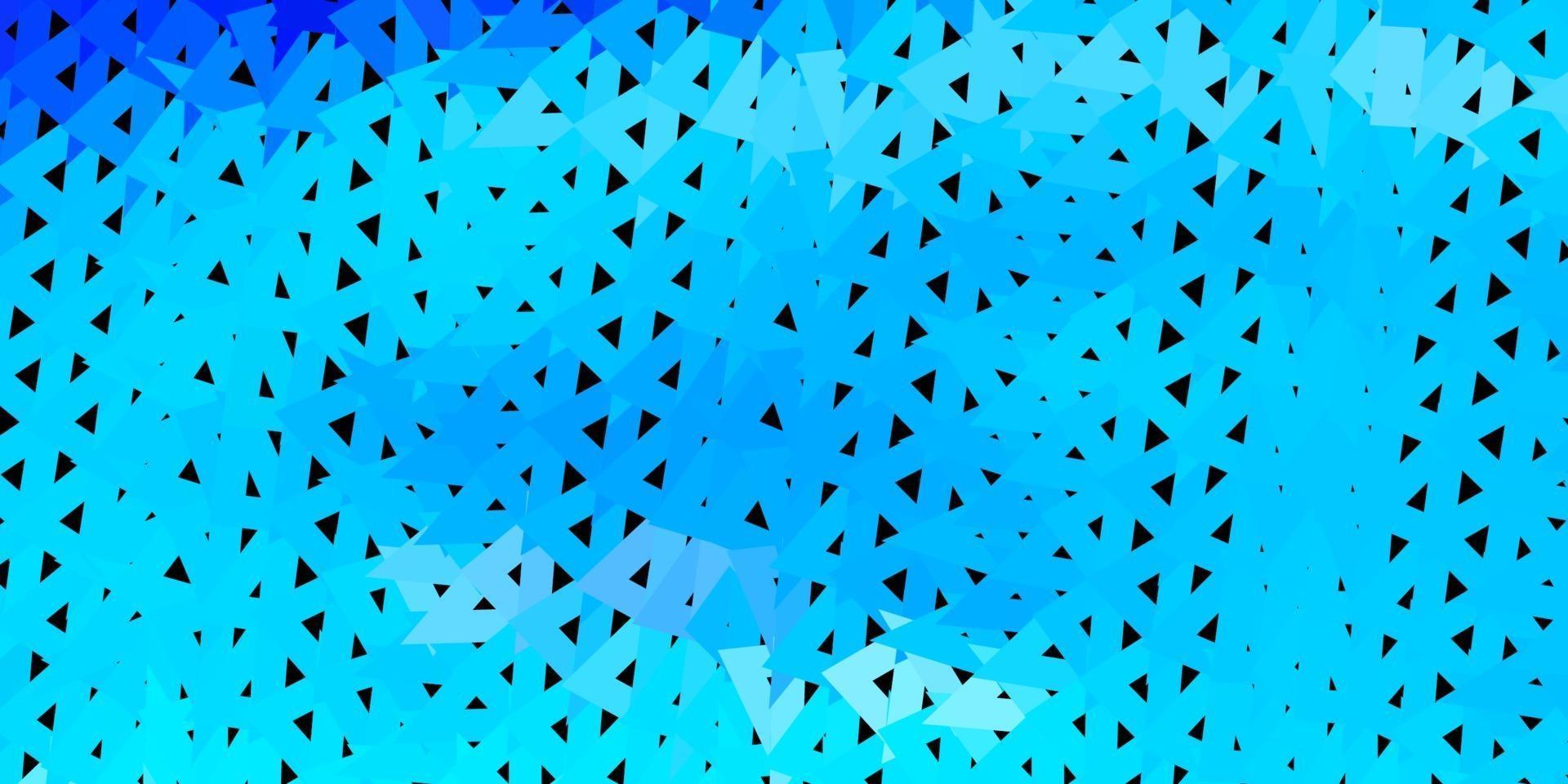 textura de triângulo poli vector azul claro.