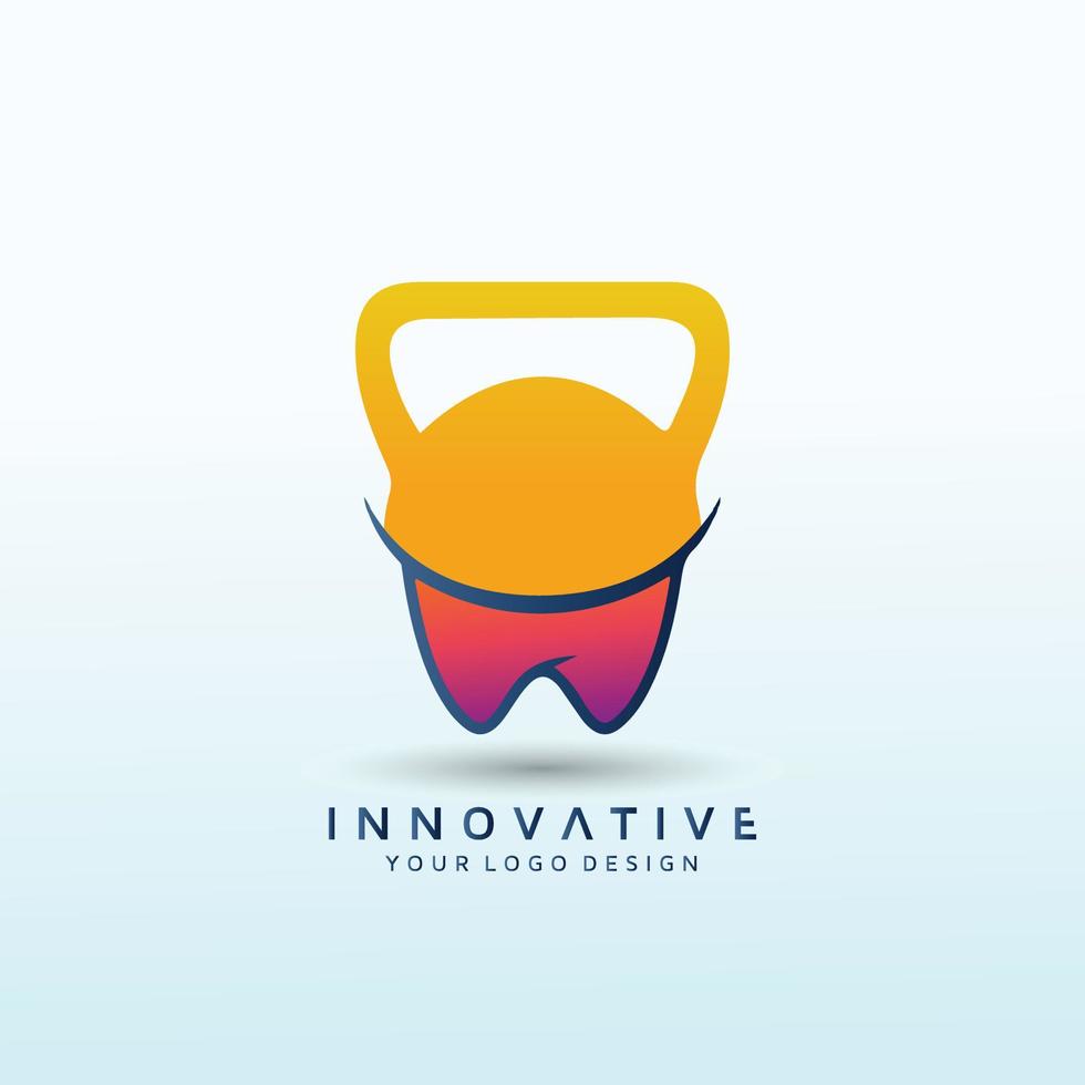 dental vetor logotipo Projeto ideia.