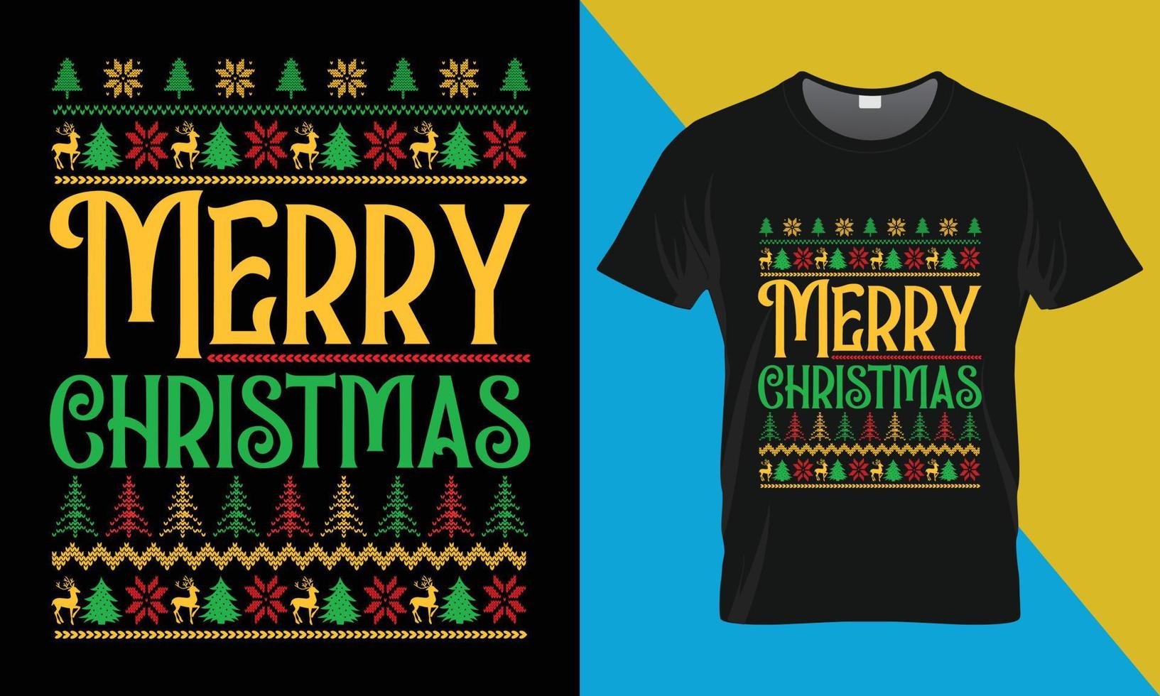 alegre Natal tipografia t camisa Projeto vetor