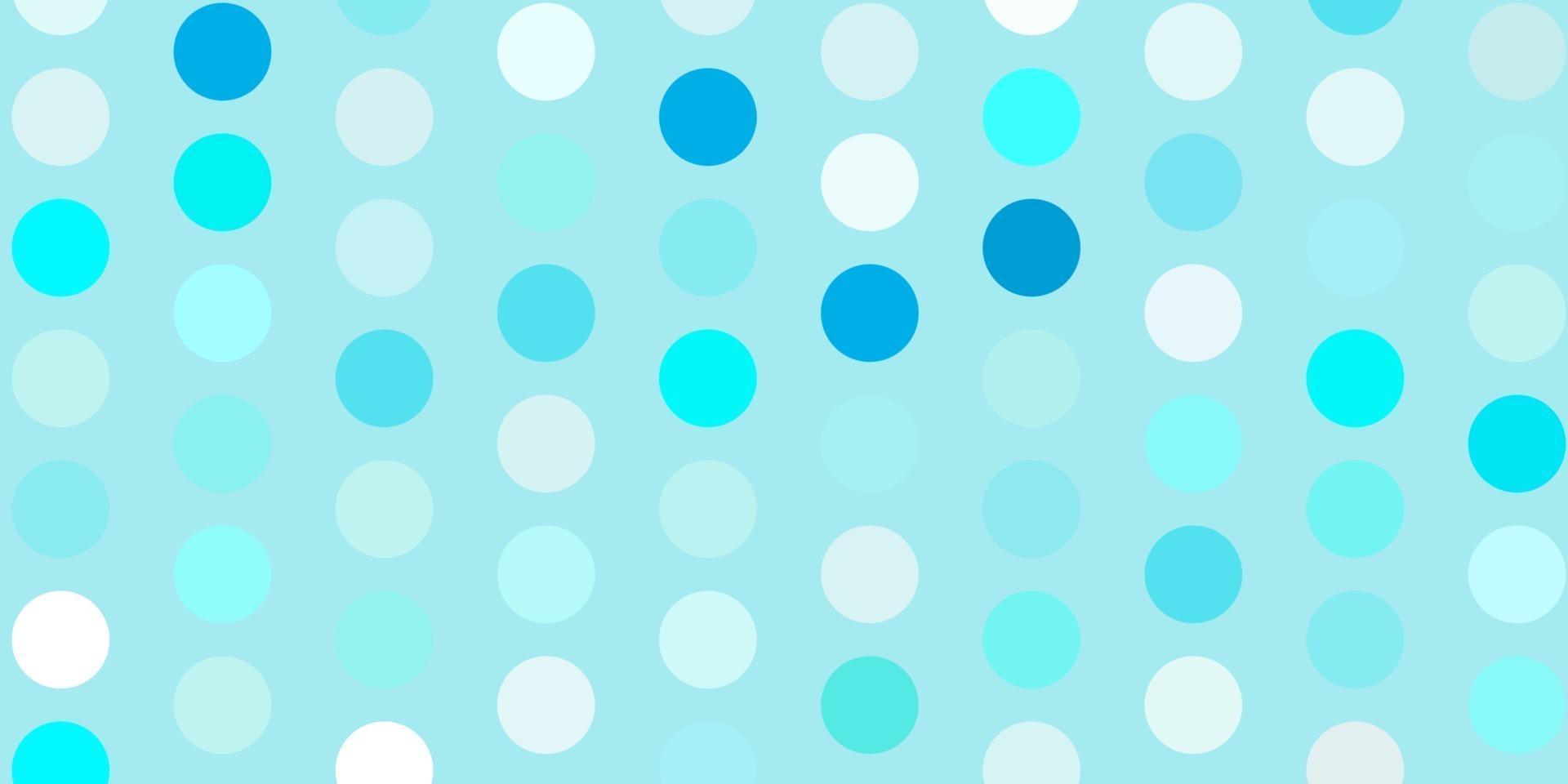 padrão de vetor azul claro com esferas.