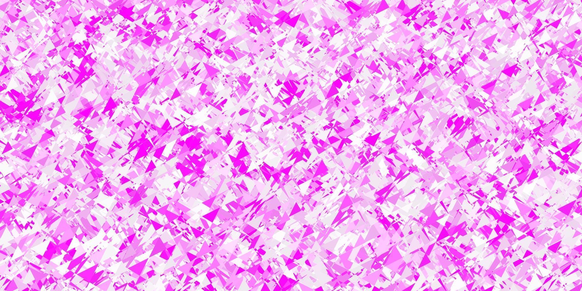 fundo vector rosa claro com formas poligonais.