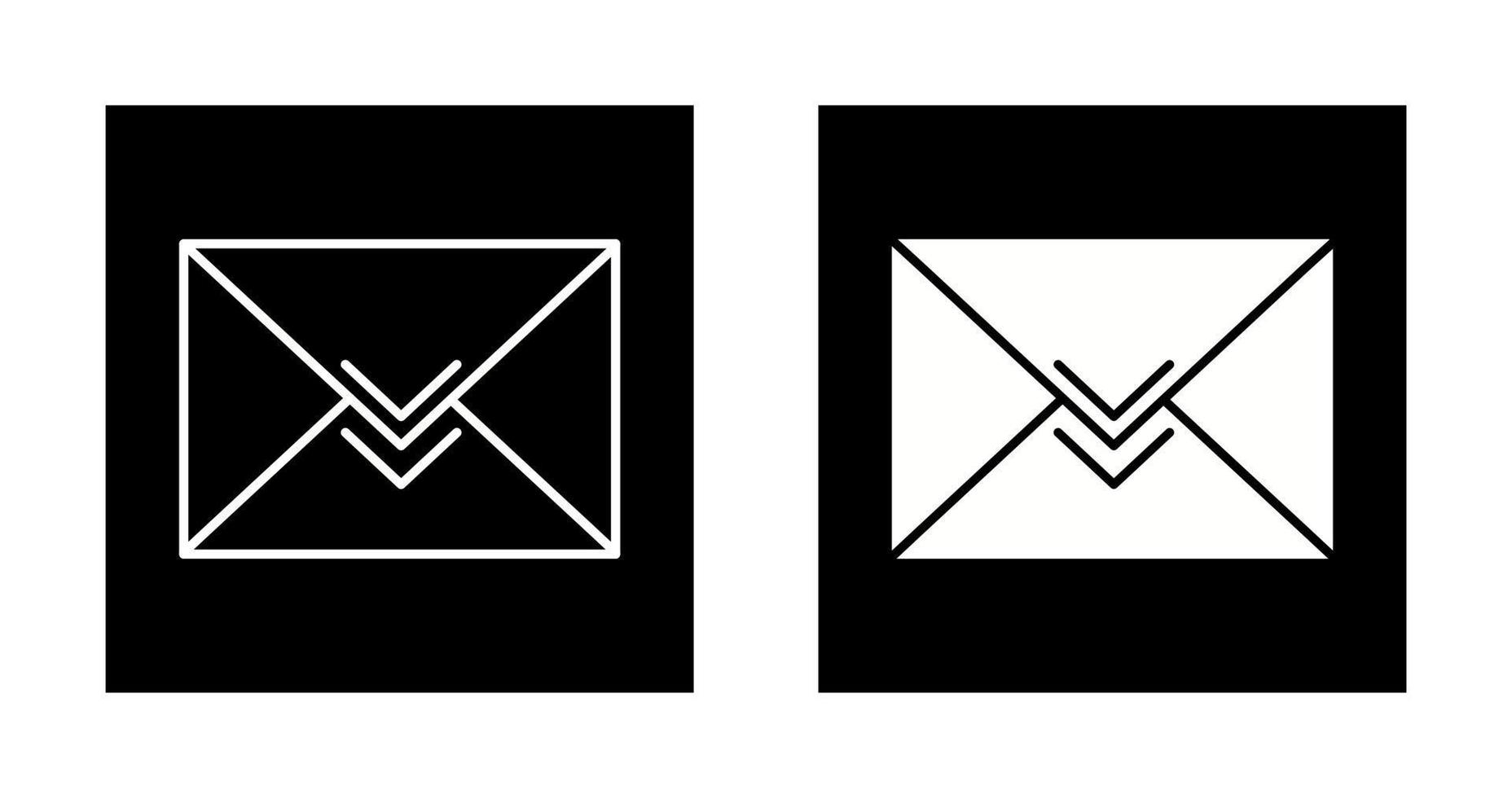 ícone de vetor de envelope