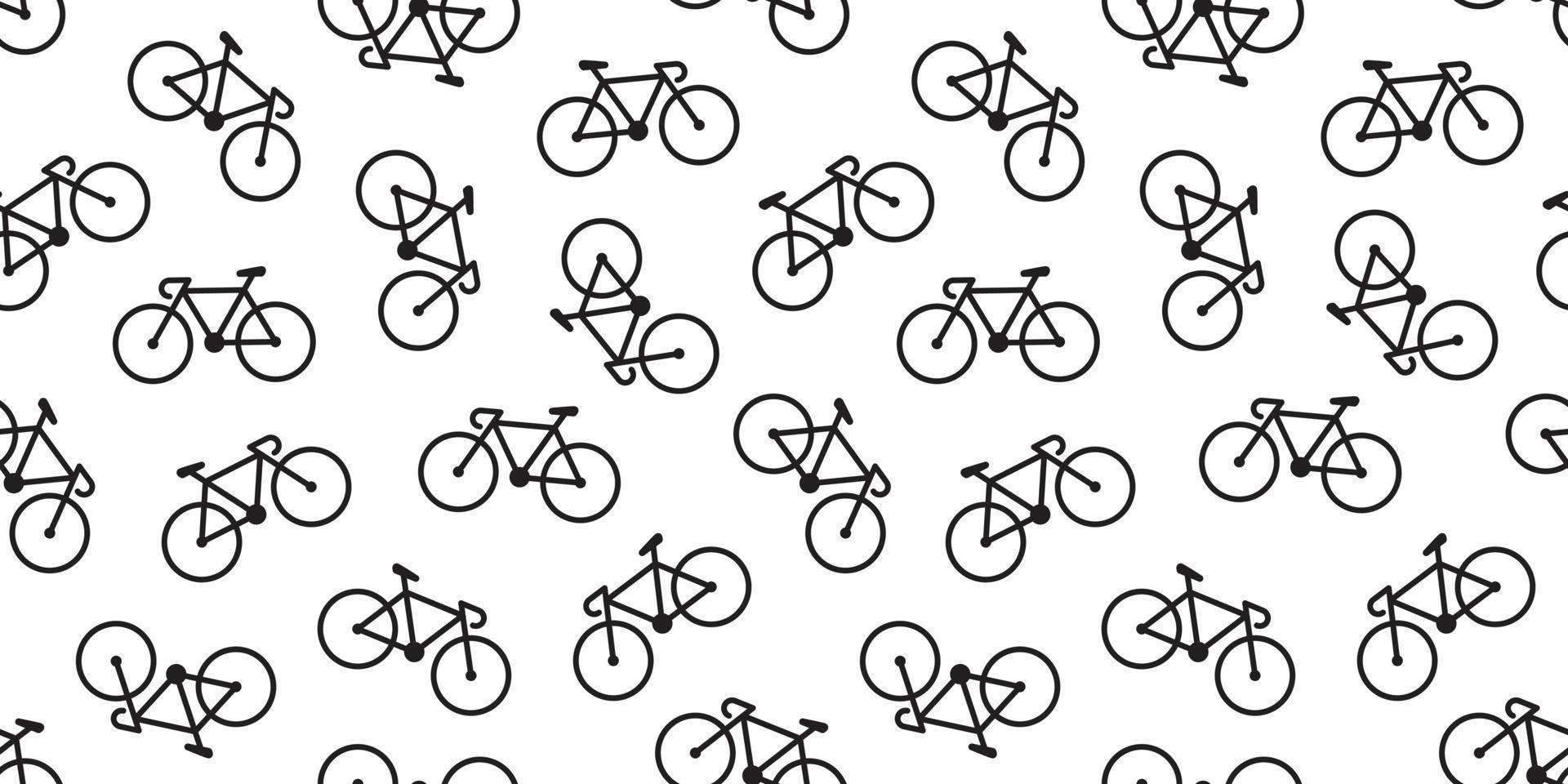 bicicleta desatado padronizar vetor ciclismo isolado fundo papel de parede vintage