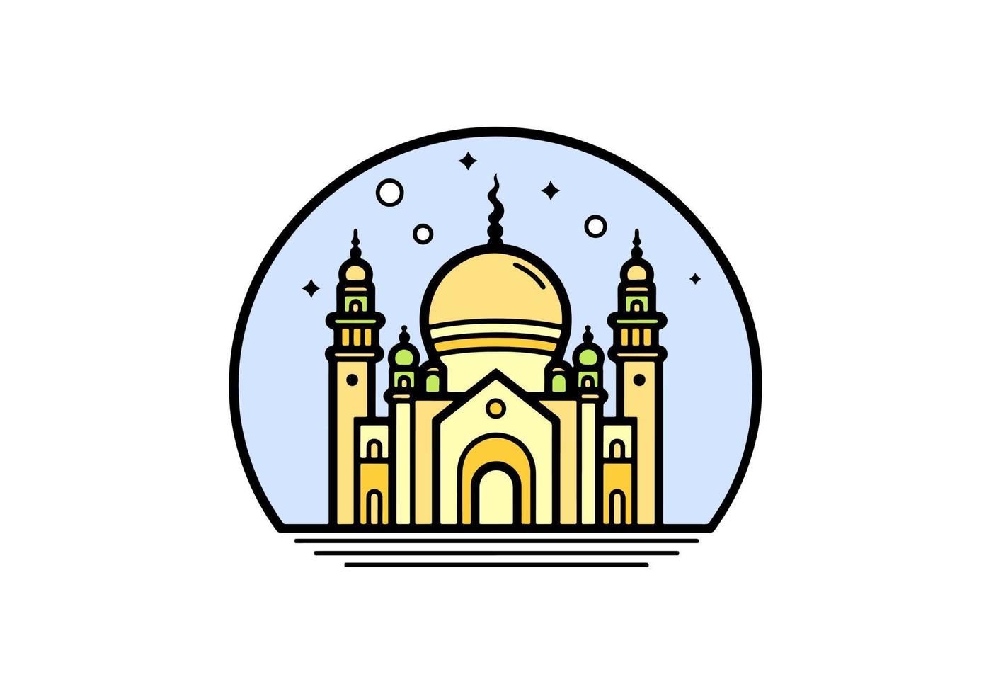 mesquita plano ilustração livre, colorida mesquita esboço vetor, mesquita linha arte prédio, mesquita ilustração, mesquita ícone, mesquita logotipo vetor