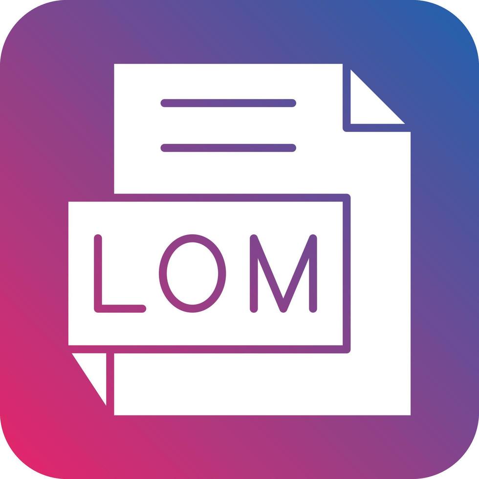 lom ícone vetor Projeto