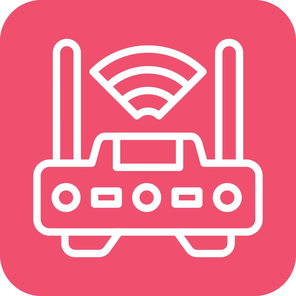 Wi-fi roteador ícone vetor Projeto