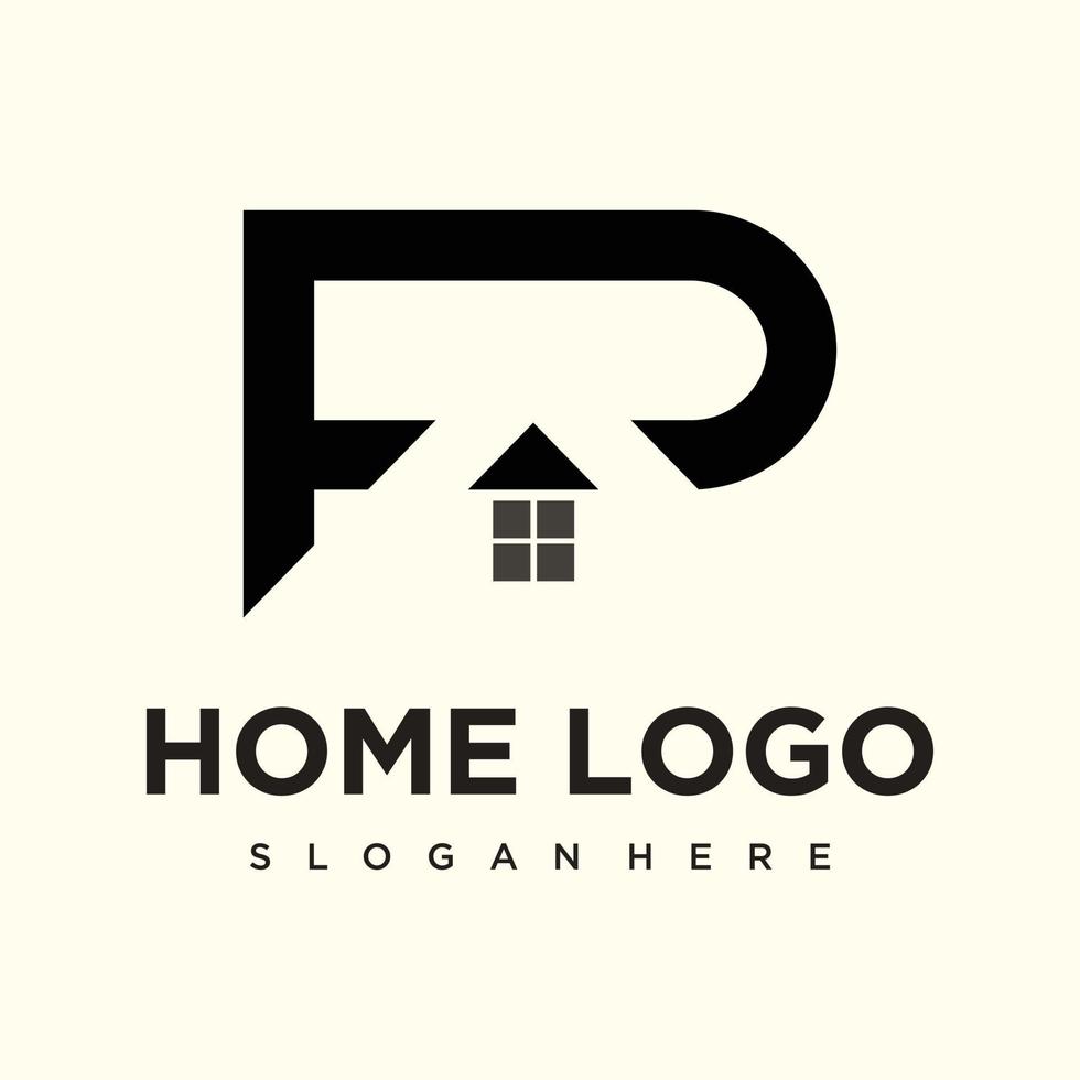 real Estado logotipo Projeto com único e Novo conceito propriedade e casa vetor