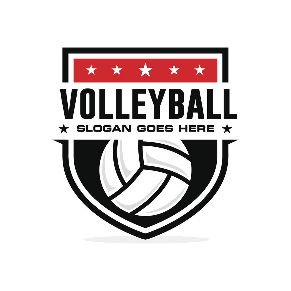 voleibol logotipo Projeto vetor ilustração