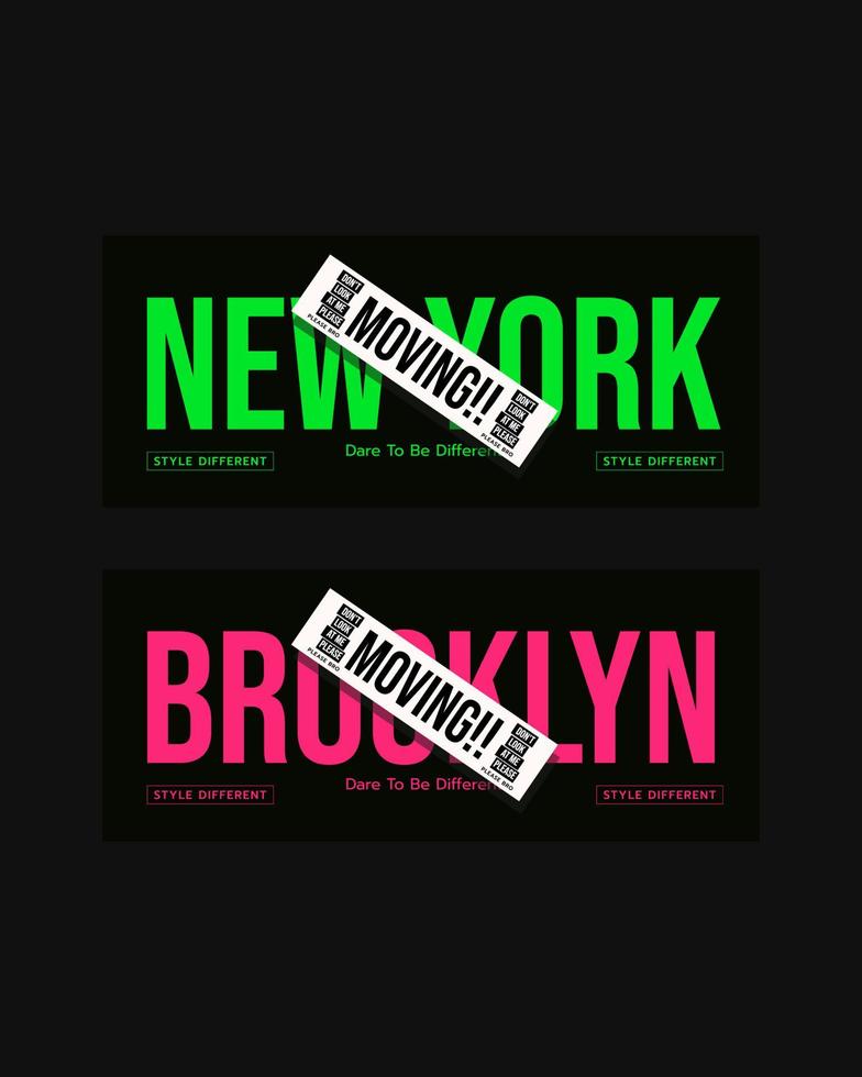 Novo Iorque roupas tipografia, slogan e abstrato Projeto vetor ilustração
