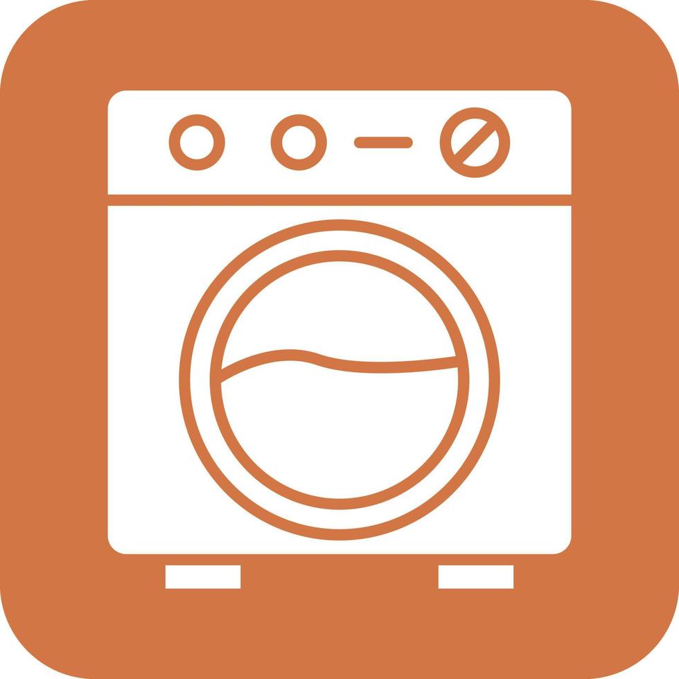 lavando máquina ícone vetor estilo