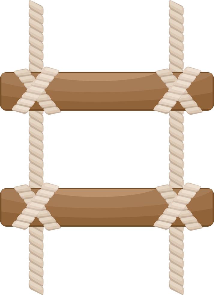 vetor ilustração do uma escada com corda