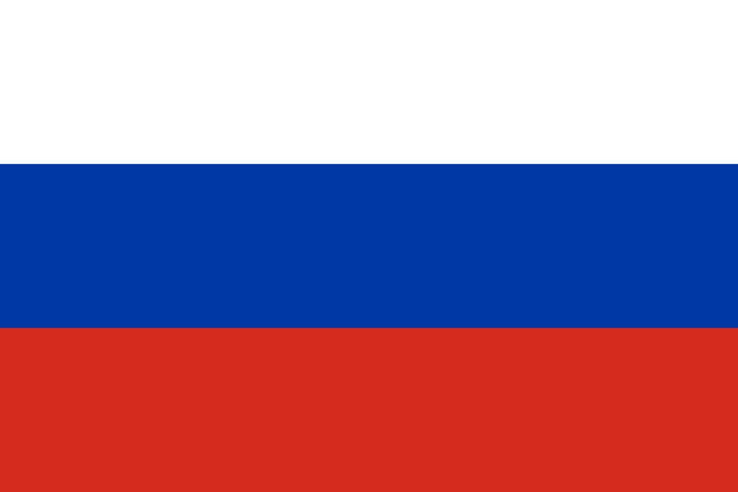 ilustração simples da bandeira russa para o dia da independência ou eleição vetor