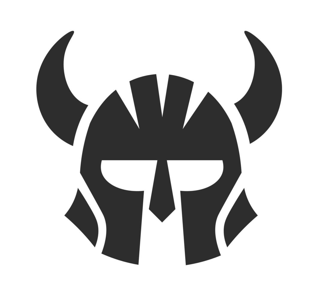capacete do viking tribos e lutadores guerreiros vetor