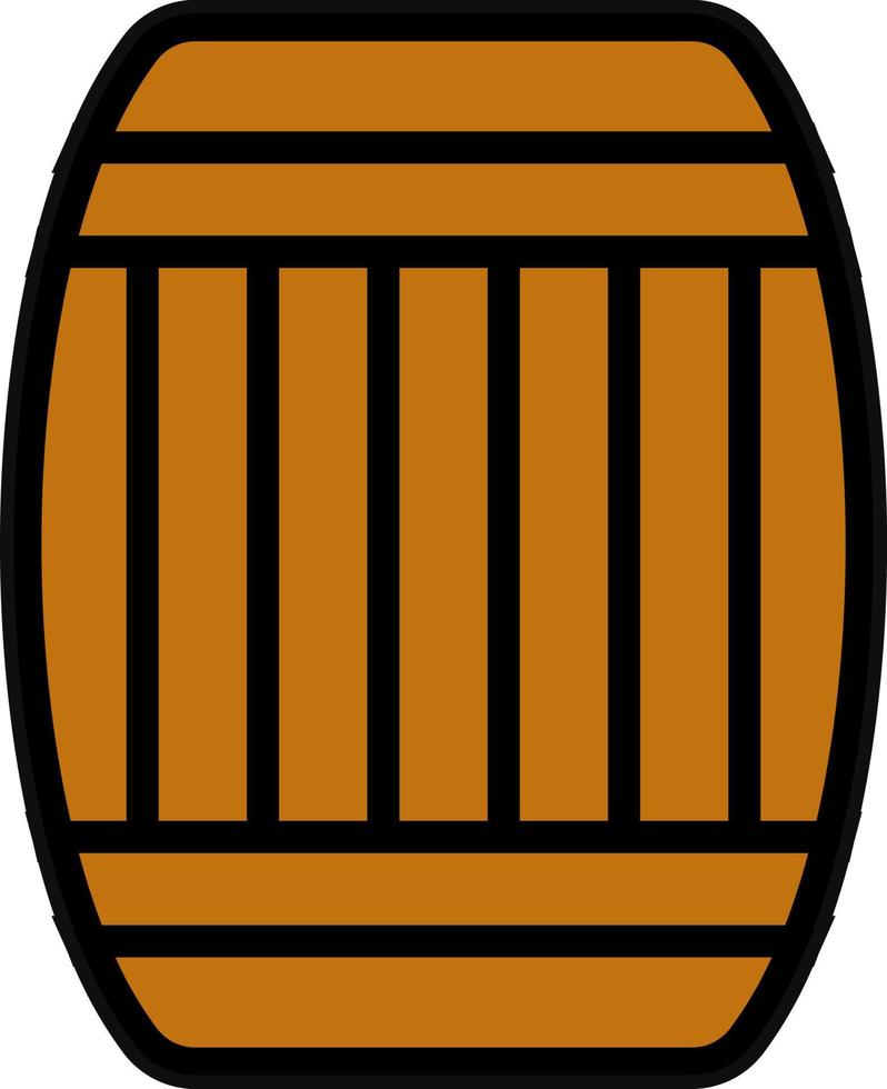 design de ícone de vetor de barril