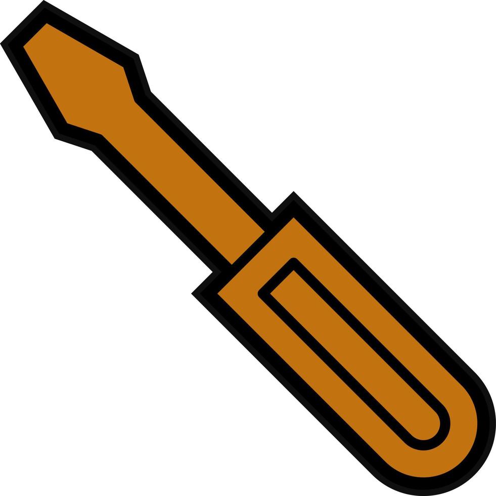 design de ícone de vetor de chave de fenda