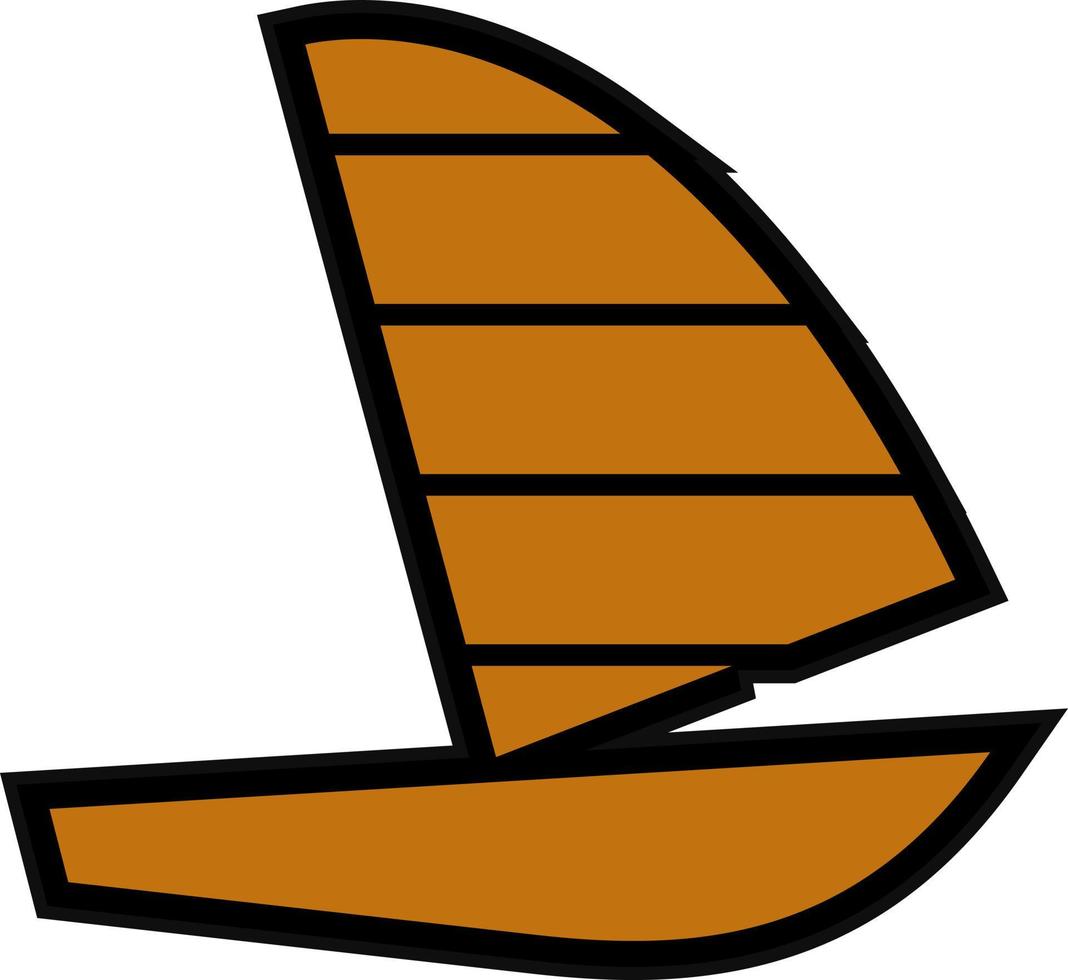 design de ícone de vetor de windsurf